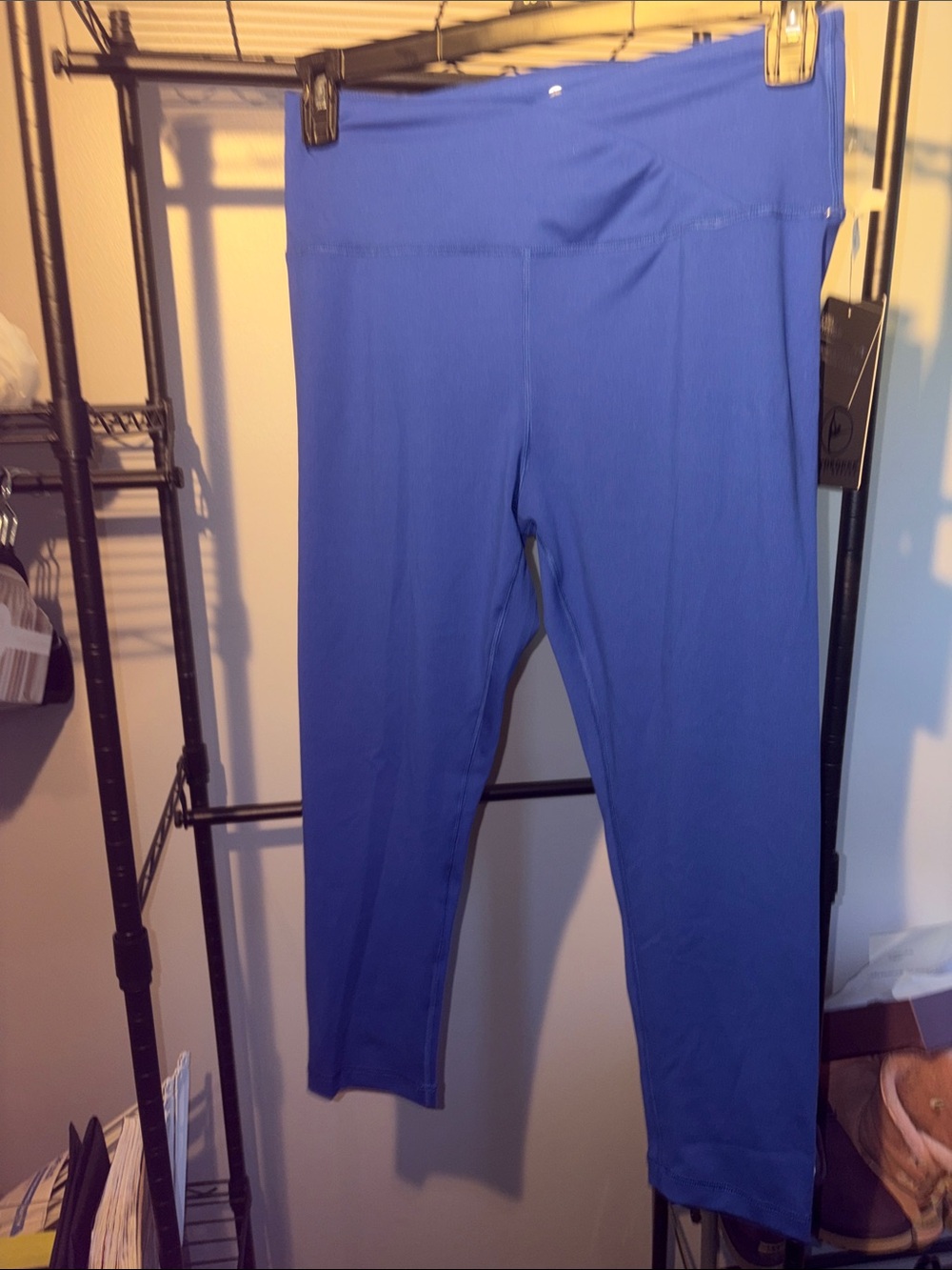 90 Degree By Reflex Royal Blue High-Waist Leggings